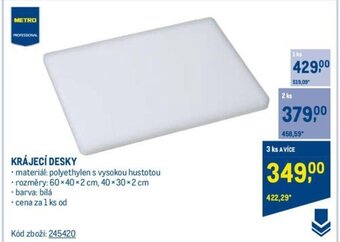 Makro KRÁJECÍ DESKY nabídka