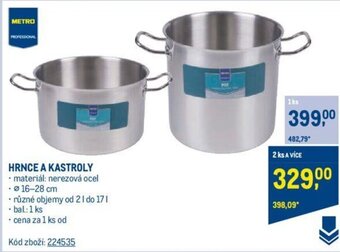 Makro HRNCE A KASTROLY nabídka