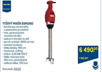 Makro TYČOVÝ MIXÉR GSM1060 nabídka