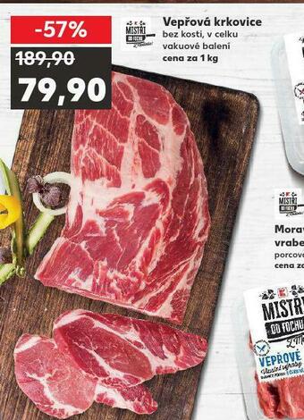Kaufland Vepřová krkovice nabídka