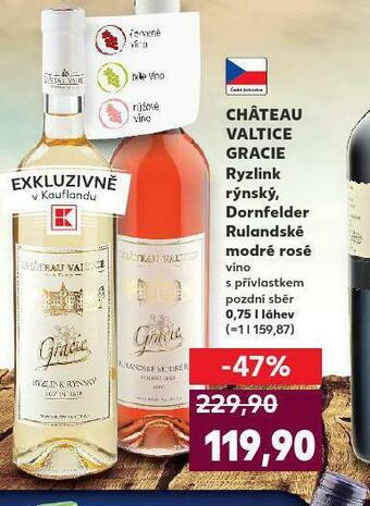 Kaufland Chateau valtice gracie nabídka