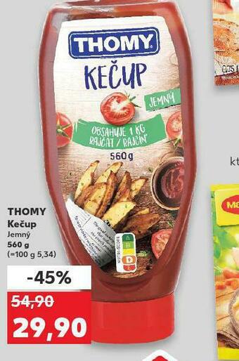 Kaufland Thomy kečup nabídka