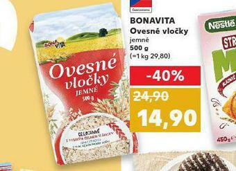 Kaufland Bonavita ovesné vločky nabídka
