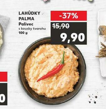 Kaufland Palivec s kousky tvarohu nabídka