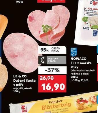 Kaufland Dušená šunka v páře nabídka