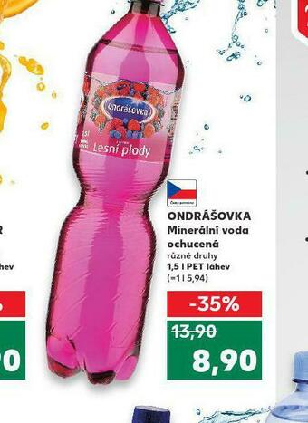 Kaufland Ondrášovka ochucená nabídka