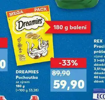 Kaufland Deramies pochoutka pro kočky nabídka