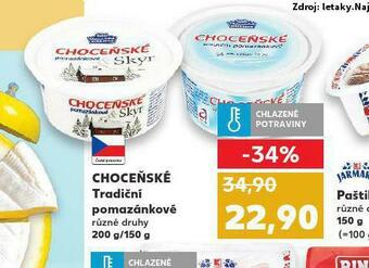 Kaufland Choceňské tradiční pomazánkové nabídka