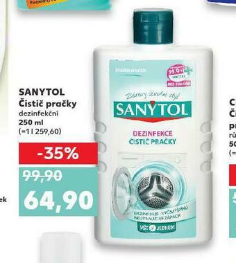 Kaufland Sanytol čistič pračky nabídka