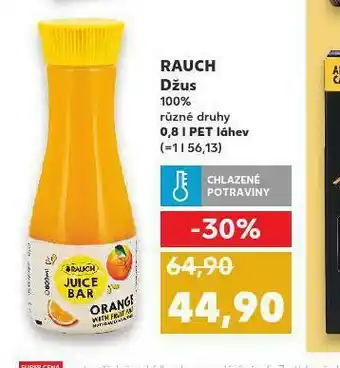 Kaufland Rauch džus 100% nabídka