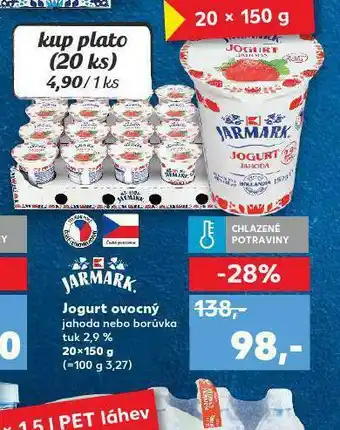 Kaufland Jogurt ovocný nabídka