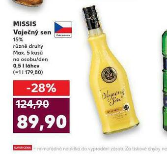 Kaufland Missis vaječný sen nabídka