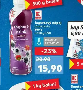 Kaufland Jogurtový nápoj nabídka