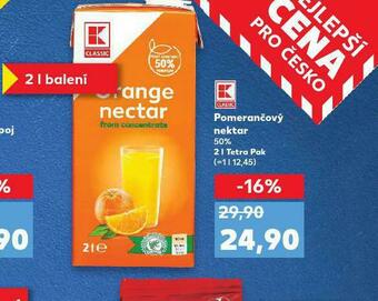 Kaufland Pomerančový nektar nabídka