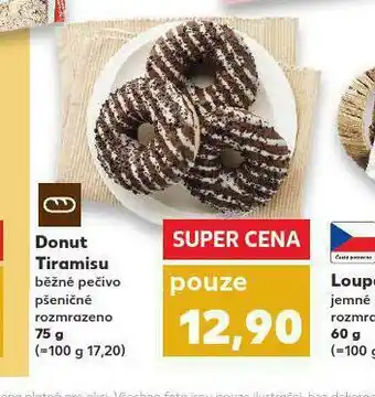Kaufland Donut tiramisu nabídka