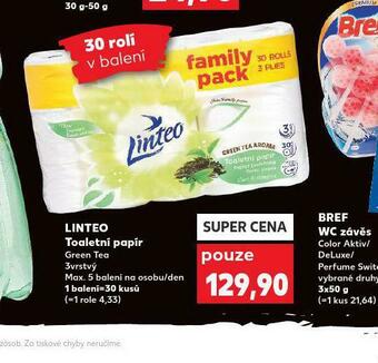 Kaufland Linteo toaletní papír nabídka