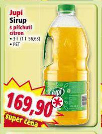 Norma Jupí sirup nabídka