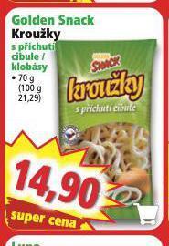 Norma Golden snack kroužky nabídka