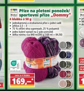 Norma Příze na pletení nabídka