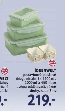 Rossmann Potravinové plastové dózy nabídka