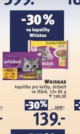 Rossmann Whiskas kapsičky pro kočky nabídka
