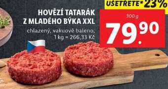 Lidl Hovězí tatarák z mladého býka xxl, 300 g nabídka