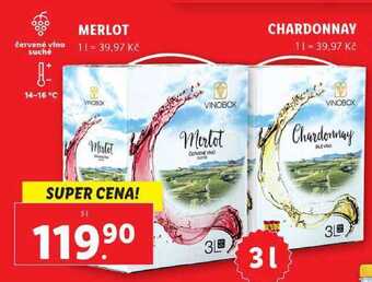 Lidl Merlot/chardonnay, 3 l nabídka