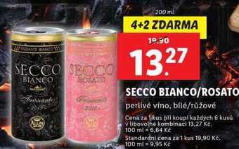 Lidl Secco bianco/rosato, 200 ml nabídka