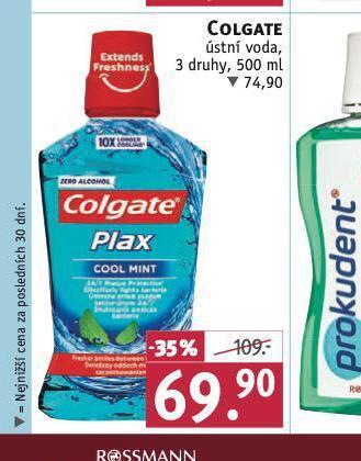 Rossmann Colgate ústní voda nabídka