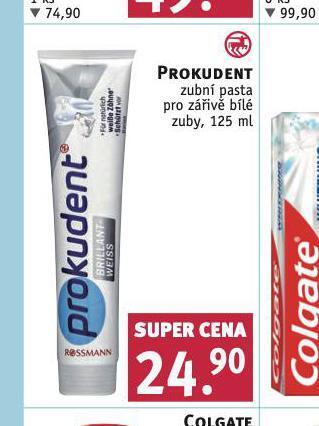 Rossmann Prokudent zubní pasta nabídka