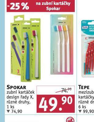 Rossmann Spokar zubní kartáček nabídka