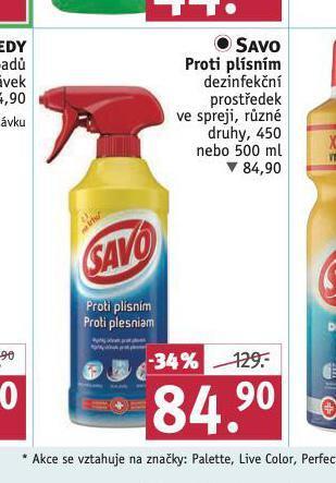 Rossmann Savo proti plísním nabídka