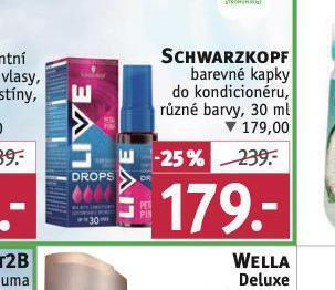 Rossmann Schwarzkopf barevné kapky do kondicioneru nabídka