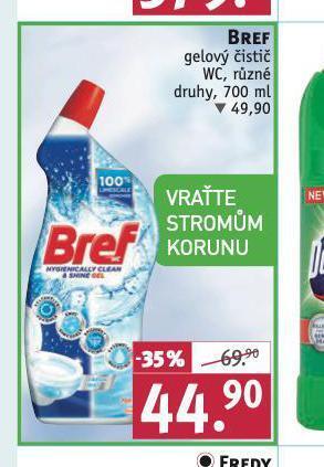 Rossmann Bref gelový čistič wc nabídka