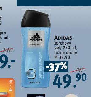 Rossmann Adidas sprchový gel nabídka