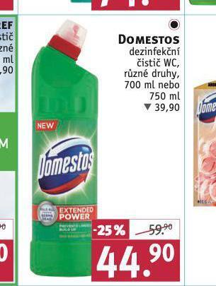 Rossmann Domestos dezinfekční čistič wc nabídka