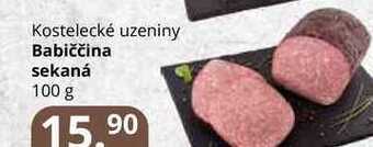 Potraviny CZ Kostelecké uzeniny babiččina sekaná 100 g nabídka