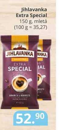 Potraviny CZ Jihlavanka extra special 150 g, mletá nabídka