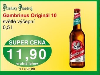 PLUS JIP Gambrinus Originál 10 nabídka