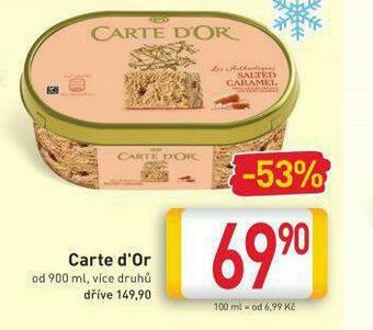 Billa Carte d´or nabídka