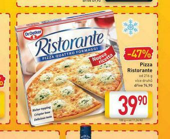 Billa Pizza ristorante nabídka