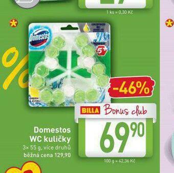 Billa Domestos wc kuličky nabídka