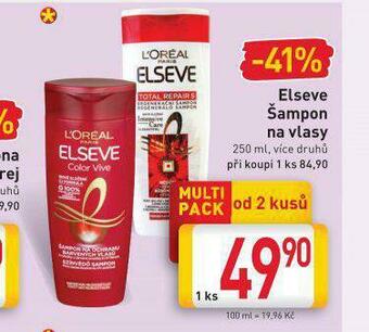 Billa Loreal elseve šampon nabídka