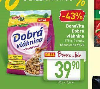 Billa Bonavita dobrá vláknina nabídka