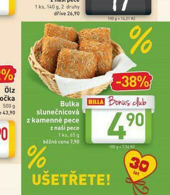 Billa Bulka slunečnicová nabídka
