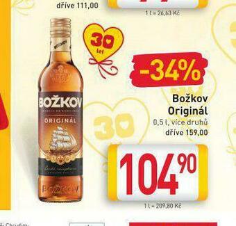 Billa Božkov original nabídka
