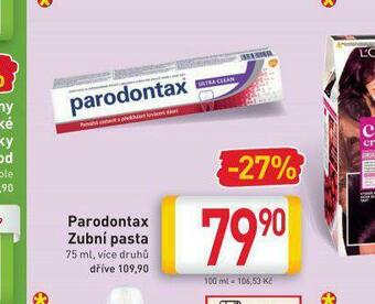 Billa Parodontax zubní pasta nabídka