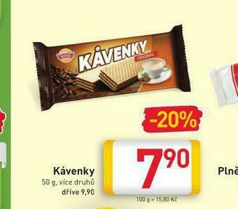 Billa Kávenky nabídka