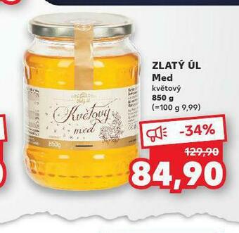 Kaufland Zlatý důl med nabídka