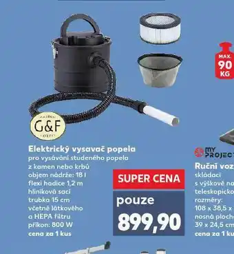 Kaufland Elektrický vysavač popela nabídka
